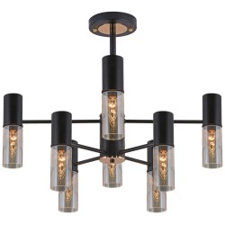 Люстра на штанге Illumico IL1295-8PPA-79 BK GD