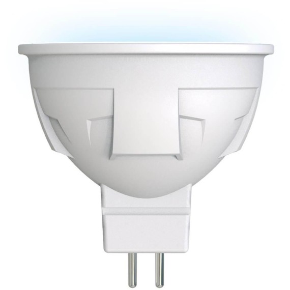 Лампа светодиодная (UL-00002422) Uniel GU5.3 6W 4000K матовая LED-JCDR 6W/NW/GU5.3/FR PLP01WH