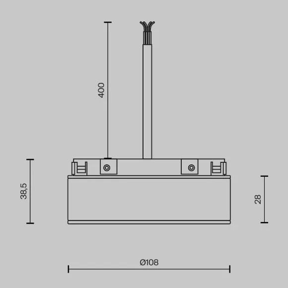 Источник напряжения Maytoni Basity 100Вт DC48 IP54 TRA172DR-100W-DD-B, Черный, Алюминий