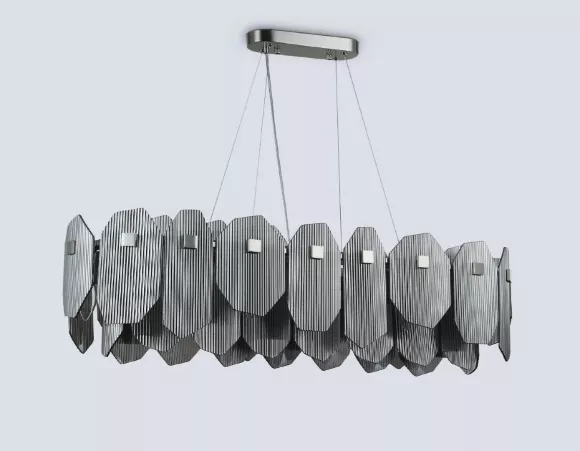 Подвесная люстра Ambrella Light High Light Crystal LH31205, Дизайнерский, Дымчатый, Никель Подвесная люстра Ambrella Light High Light Crystal LH31205, Дизайнерский, Дымчатый, Никель