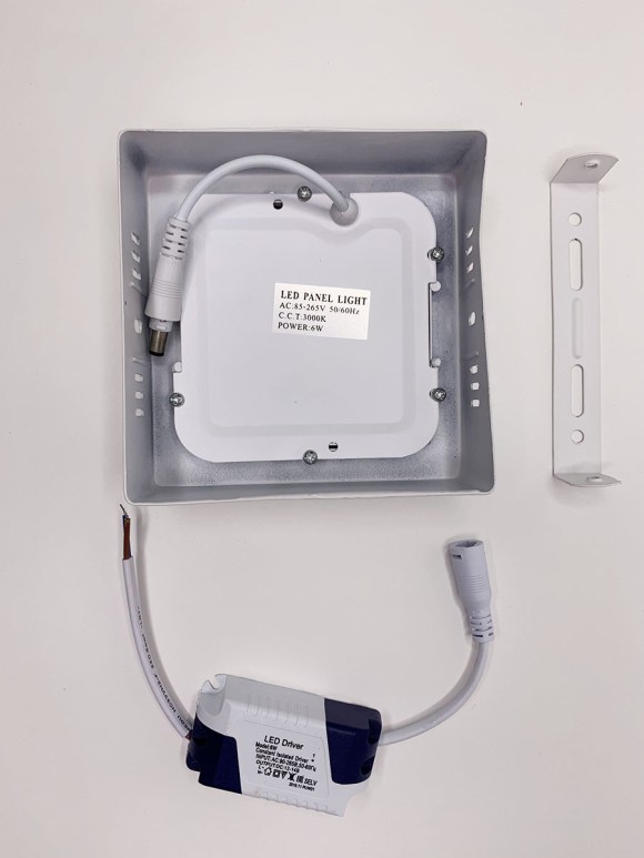 Настенно-потолочный светильник Elvan NLS-702SQ-6W-WW-Wh