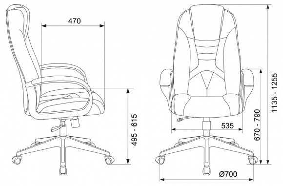 Кресло игровое ZOMBIE 8 BUR_1583068