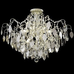 Потолочная люстра Crystal Lux ESMIRALDA PL9 SILVER