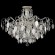 Потолочная люстра Crystal Lux ESMIRALDA PL9 SILVER