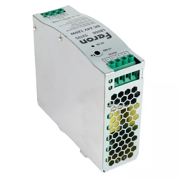Трансформатор электронный на DIN-рейку Feron LB008 120W 24V IP20 52135 Трансформатор электронный на DIN-рейку Feron LB008 120W 24V IP20 52135