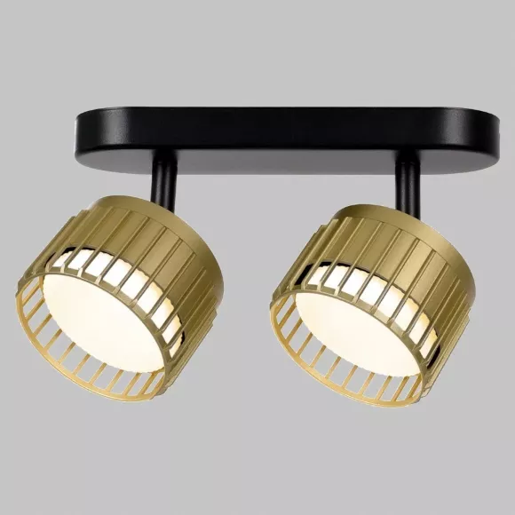 Спот IMEX Grido gx53 IL.0005.2301-2-BMG, Черный, Золото, Алюминий Спот IMEX Grido gx53 IL.0005.2301-2-BMG, Черный, Золото, Алюминий