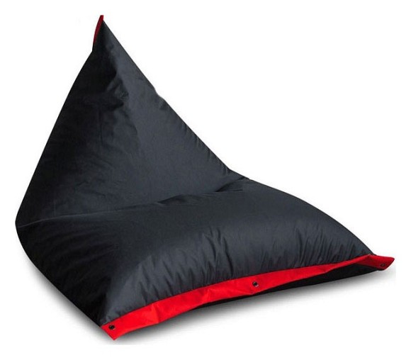 Кресло-мешок Пирамида Черно-Красная DRB_42001