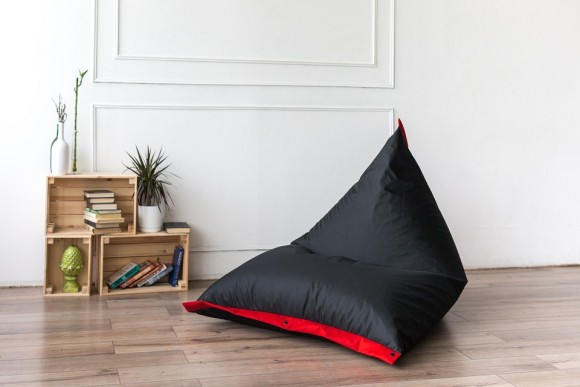 Кресло-мешок Пирамида Черно-Красная DRB_42001
