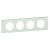 Рамка 4-постовая Legrand Celiane смальта белая глина 069314