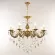 Подвесная люстра Bohemia Ivele Crystal AL79101/8/250 B GB, Золото, Металл, Классика стиль, крупный план