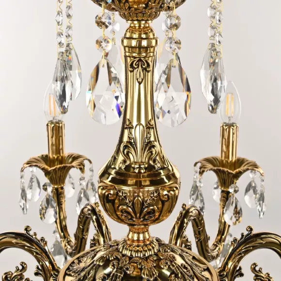 Подвесная люстра Bohemia Ivele Crystal AL79101/8/250 B GB, декоративные элементы крупным планом Подвесная люстра Bohemia Ivele Crystal AL79101/8/250 B GB, декоративные элементы крупным планом