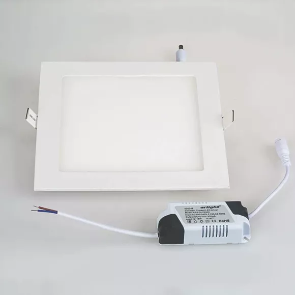 Встраиваемый светодиодный светильник Arlight DL-192x192M-18W Day White 021916 Встраиваемый светодиодный светильник Arlight DL-192x192M-18W Day White 021916
