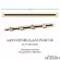 Встраиваемый шинопровод Arte Milano Am-track-sockets 382301TB/100 Gold