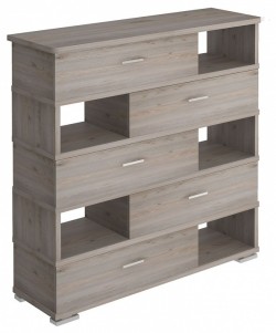 Тумба комбинированная Домино СБ-40/5-ПВК MER_SB-40-5-PVK-zakruglenaya-N