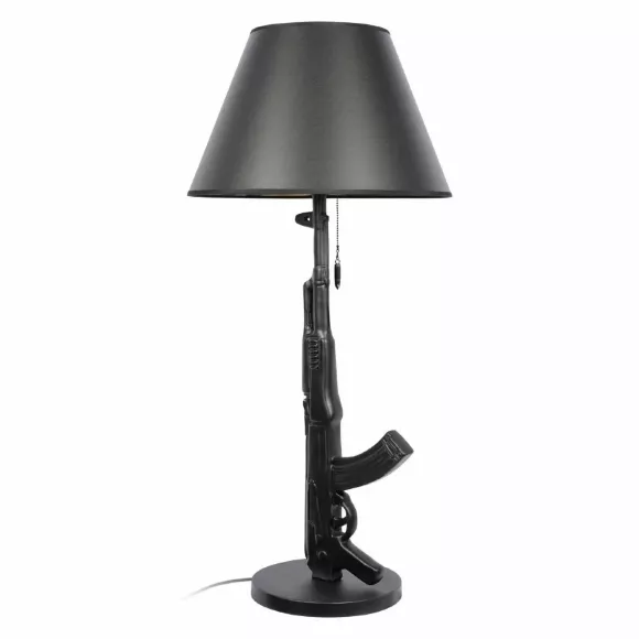 Настольная лампа Loft IT Arsenal 10136/B Dark grey, Арт-деко, Антрацит, Черный