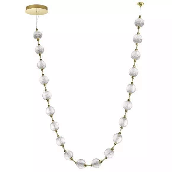 Подвесная люстра Odeon Light Crystal 5008/80L, Золото, Прозрачный, Нейтральный белый, вид сверху Подвесная люстра Odeon Light Crystal 5008/80L, Золото, Прозрачный, Нейтральный белый, вид сверху