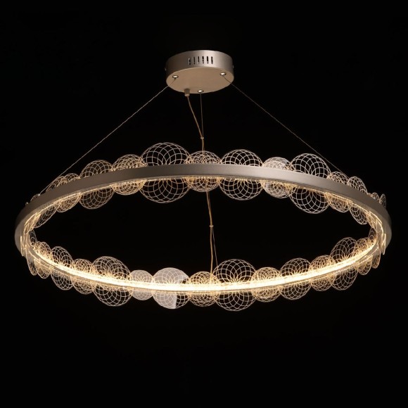 Подвесная люстра с пультом управления De Markt Платлинг 661019001