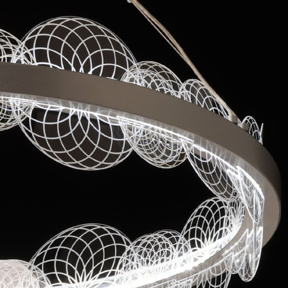 Подвесная люстра с пультом управления De Markt Платлинг 661019001