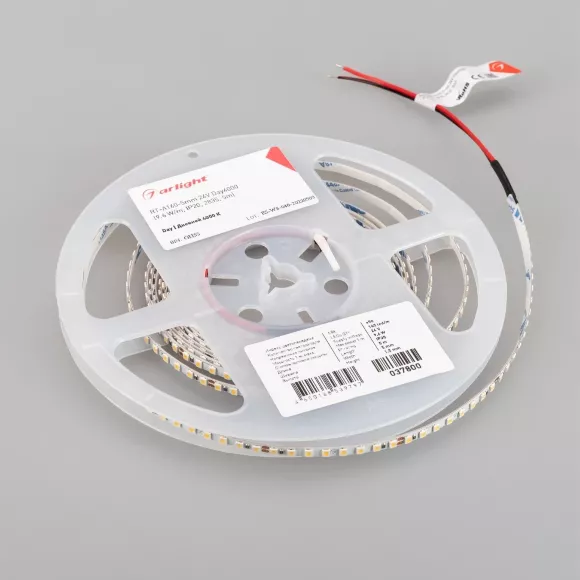 Светодиодная лента Arlight RT-A160-5mm 24V Day4000 (9.6 W/m, IP20, 2835, 5m) 037800 Светодиодная лента Arlight RT-A160-5mm 24V Day4000 (9.6 W/m, IP20, 2835, 5m) 037800