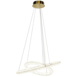 Подвесная светодиодная люстра AM Group Ovale OVALE GD D600+400