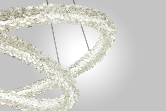 Подвесная светодиодная люстра AM Group Ovale OVALE GD D600+400