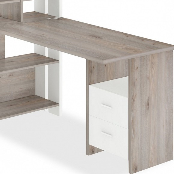 Стол компьютерный Домино Лайт СТЛ-ОВХ+С120Прям MER_STL-OVH-S120Pryam_BEN