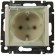 Розетка 2К+З Legrand Valena 16A 250V с/з со шторками крышкой винтовой зажим немецкий стандарт слоновая кость 774120