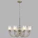 Подвесная люстра Odeon Light Saga Classic 5088/8, Модерн, Белый