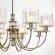 Подвесная люстра Odeon Light Saga Classic 5088/8, Бронза, Белый, Металл, крупный план