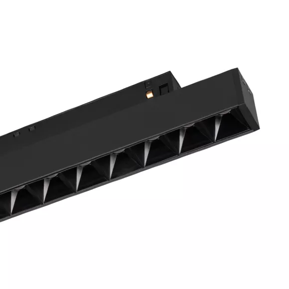 Трековый светильник Arlight Mag-Flex-Laser-L235-8W Warm3000 036318, Черный, Теплый белый, Металл, вид снизу