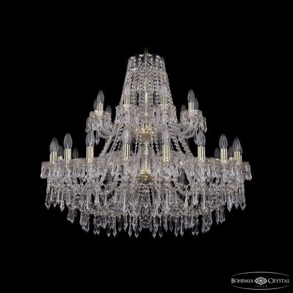 Подвесная люстра Bohemia Ivele Crystal 1403/20+10/360/2d G
