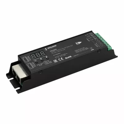 Декодер Arlight SMART-DMX512-304-83-RDM-SUF Black (12-48V, 4x8A, RJ-45) 028444(1)