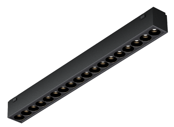 Трековый магнитный светильник iLedex Vision 4825-039-L293-18W-36DG-3000K-BK