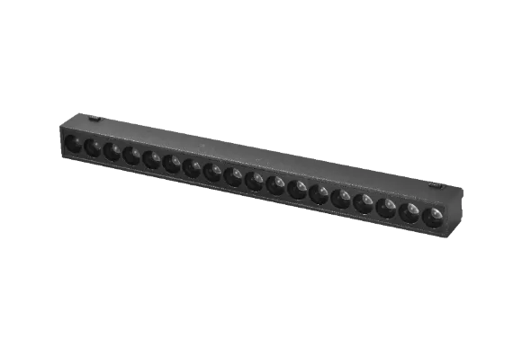Трековый магнитный светильник iLedex Vision 4825-039-L293-18W-36DG-3000K-BK, вид сбоку