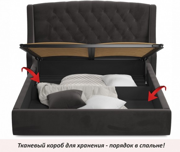 Кровать полутораспальная Stefani 2000x1400 с ПМ и матрасом АСТРА NMB_TE-00005314