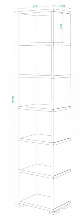Стеллаж-колонка СБ-15/6 MER_SB-15-6_KSH