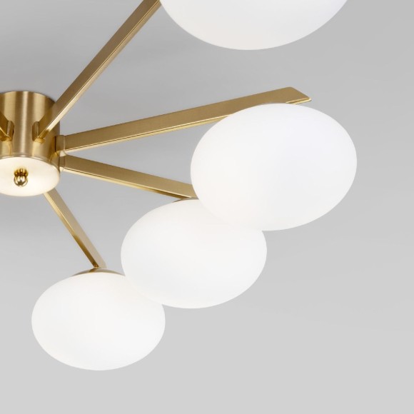 Потолочная люстра Eurosvet Opaline 70220/8 латунь a065768