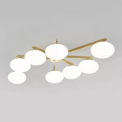 Потолочная люстра Eurosvet Opaline 70220/8 латунь Smart a065768