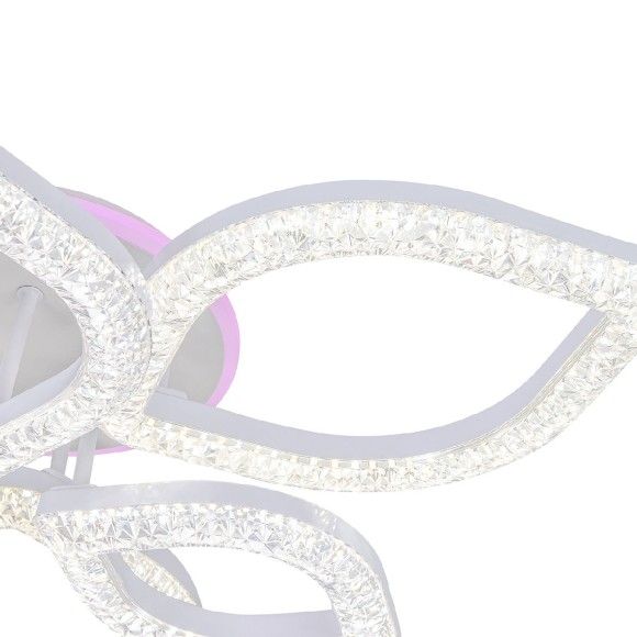 Потолочная светодиодная люстра с пультом управления Escada Aquarius 10289/6LED BL