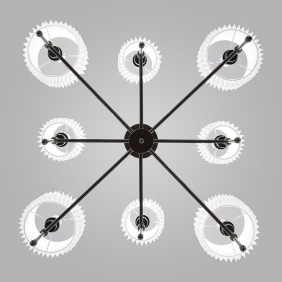 Люстра на штанге Eurosvet Notturno 60162/8 черный a065663