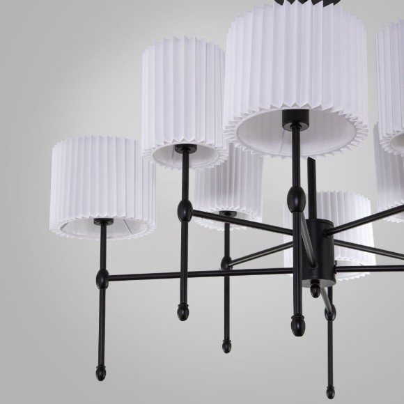 Люстра на штанге Eurosvet Notturno 60162/8 черный a065663