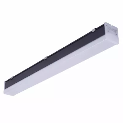 Линейный подвесной модульный светильник Uniel ULO-N10A-40W/6500K/L120 IP40 BLACK UL-00013258