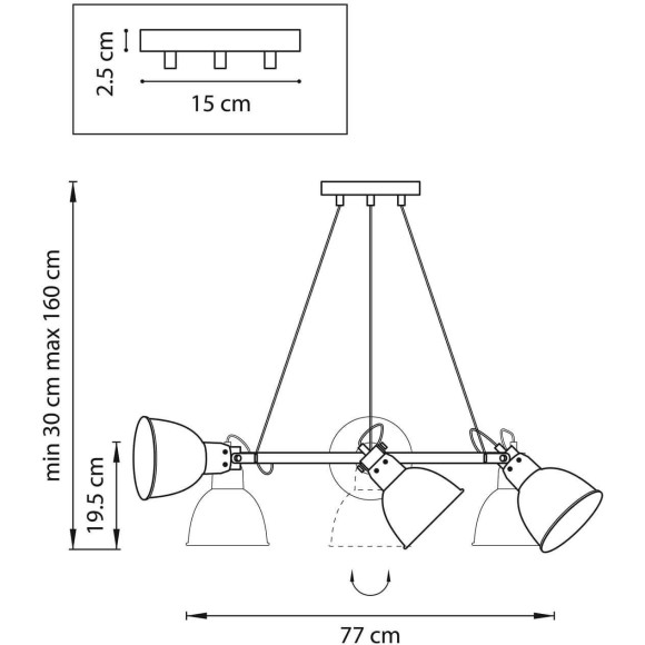 Подвесная люстра Lightstar ACROBATA 761164