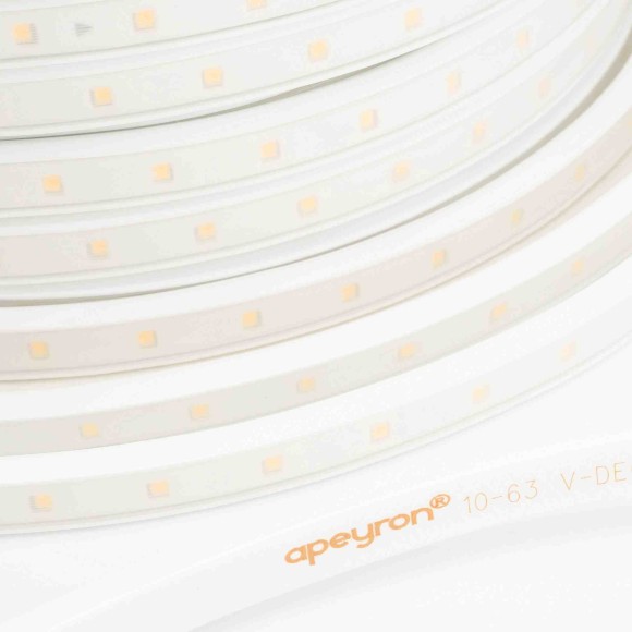 Светодиодная лента Apeyron 220В СТ 6Вт/м smd2835 60д/м IP65 600Лм/м 50м 3000К 10-63