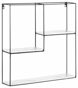 Полка навесная Square SGR_FDC9684-bl-wm