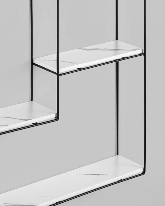 Полка навесная Square SGR_FDC9684-bl-wm