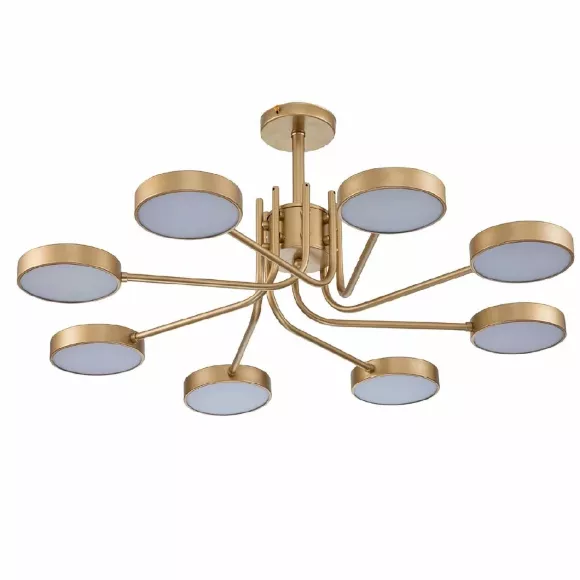 Люстра на штанге Escada Skylar 10258/8LED, Шампань, От теплого до холодного, Металл Люстра на штанге Escada Skylar 10258/8LED, Шампань, От теплого до холодного, Металл