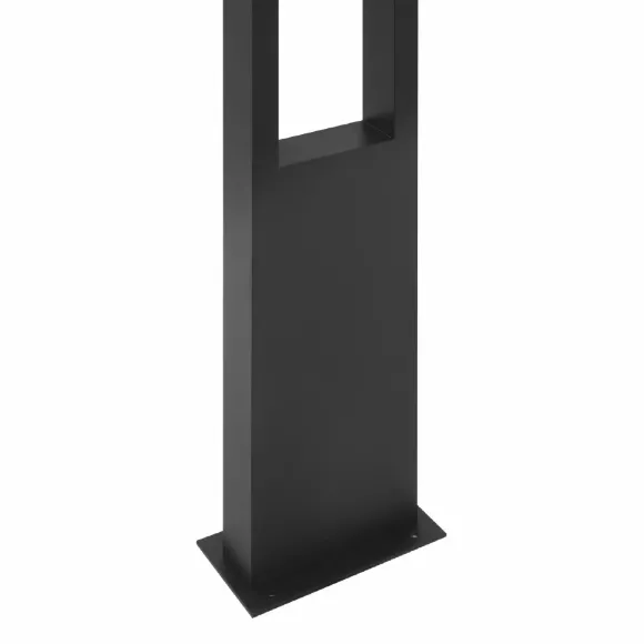 Уличный светильник Maytoni Bonn O425FL-L25GF, Графит, Теплый белый, Металл, крупный план основания Уличный светильник Maytoni Bonn O425FL-L25GF, Графит, Теплый белый, Металл, крупный план основания