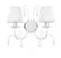 Бра Arte Lamp Romana Snow A1743AP-2WH