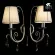 Бра Arte Lamp Romana Snow A1743AP-2WH, декоративные элементы крупным планом